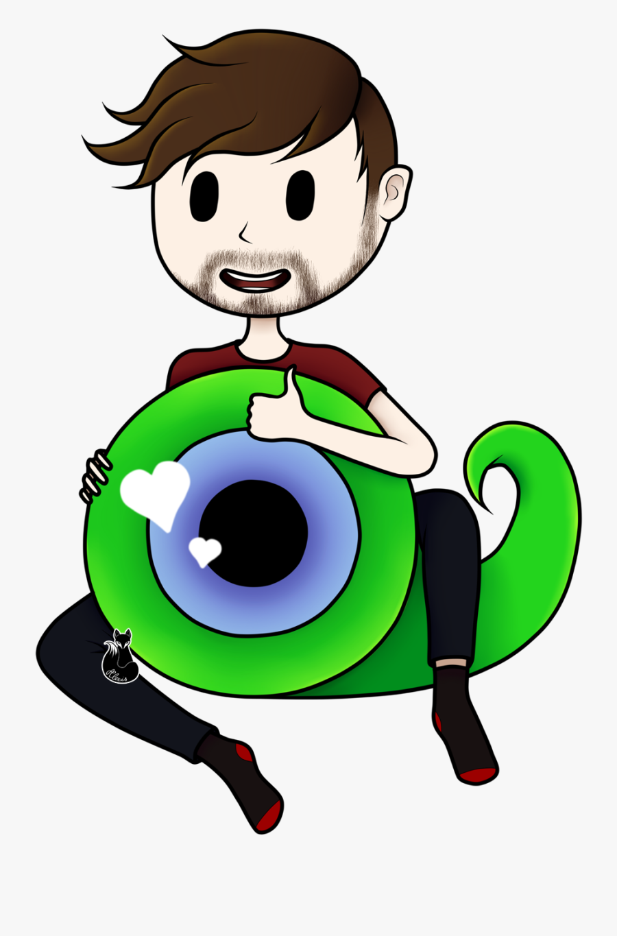 Jackspeticeye Markiplier Septiceye Sam Tiny Box Tim - Cartoon, Transparent Clipart