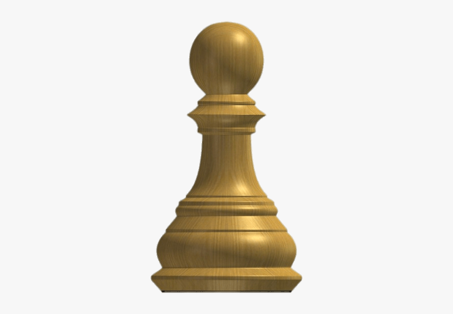 Wooden Chess Pawn - Chess Pieces Transparent Png, Transparent Clipart
