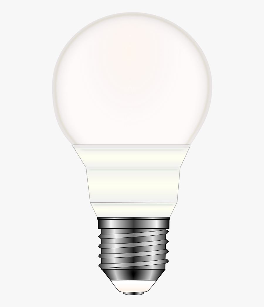 Led Bulb Lamp - Incandescent Light Bulb, Transparent Clipart