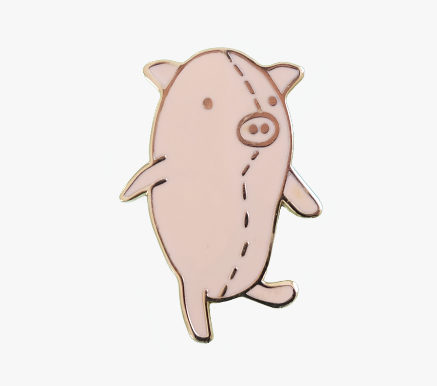 Baby Piggy Pin - Pig, Transparent Clipart