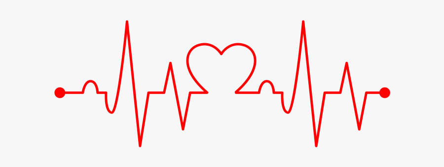 Red Heart Line Chart Png Image Free Download Searchpng - Heart Line Art Png, Transparent Clipart