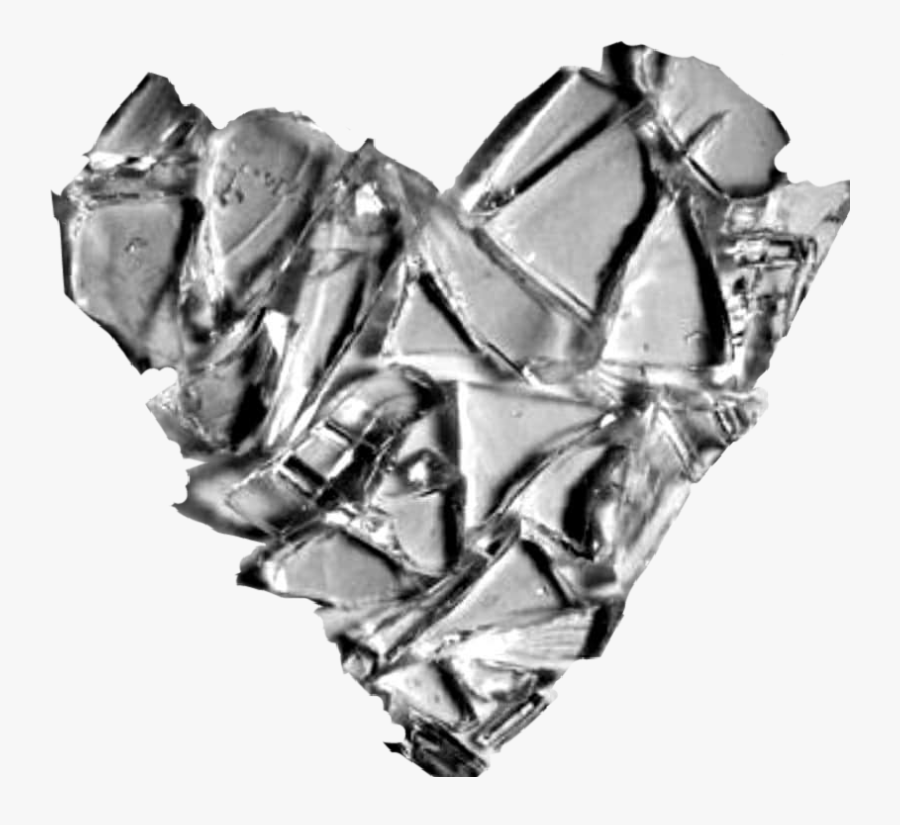 #broken #glass #brokenglass #heart #brokenheart #heartbroken - Heart Broken Like Glass, Transparent Clipart