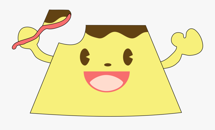 Emoticon,area,food - Puding Animasi Png, Transparent Clipart