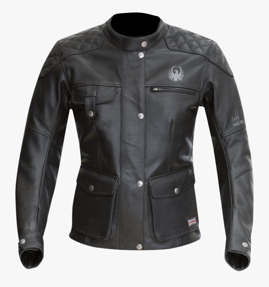 Jacket Leather Motorcycle - Leather Jacket Transparent Background, Transparent Clipart