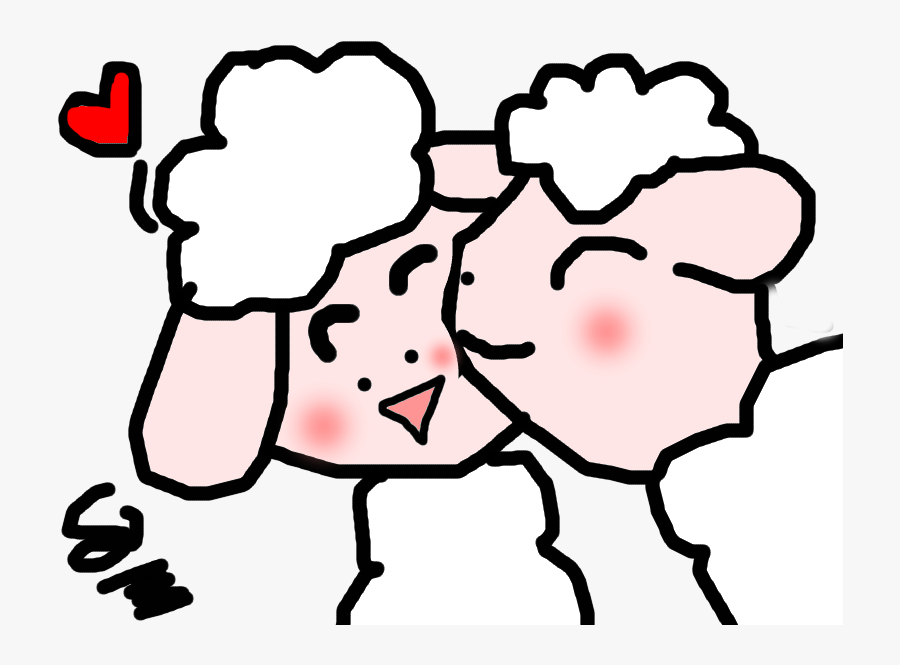 Cute Sheep Couple By Fairyangelkitty On Clipart Library, Transparent Clipart