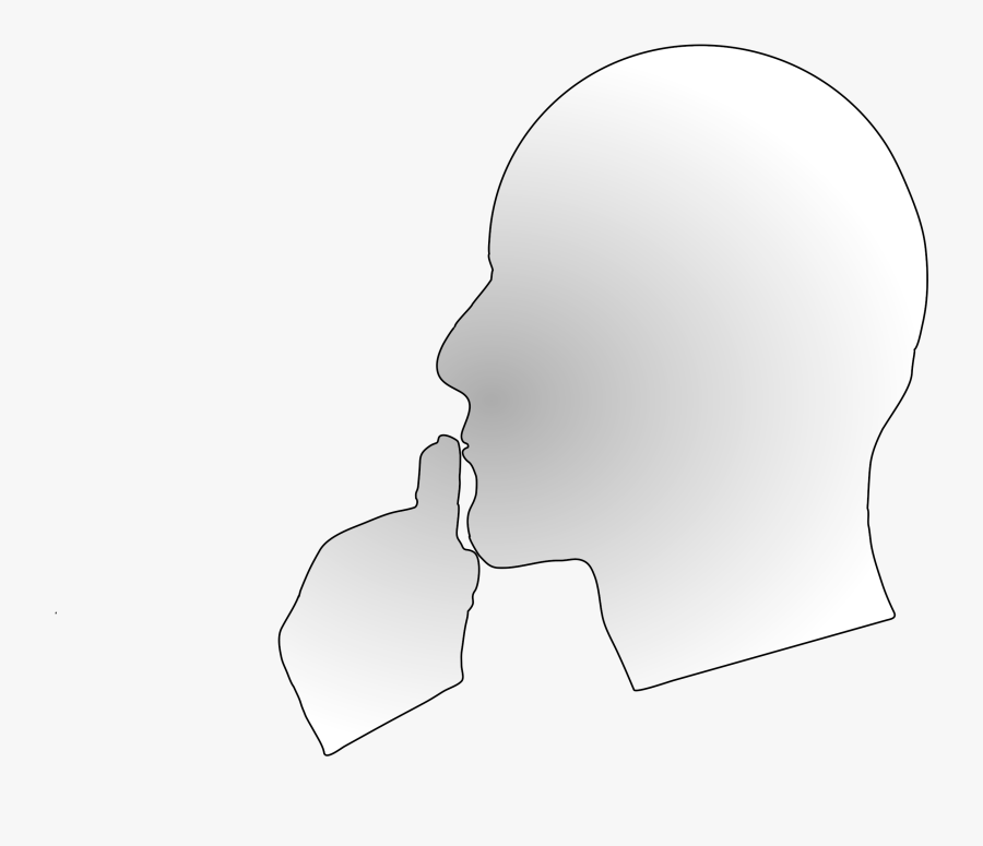 Deep Thinking Or Reflecting - Whiteboard, Transparent Clipart