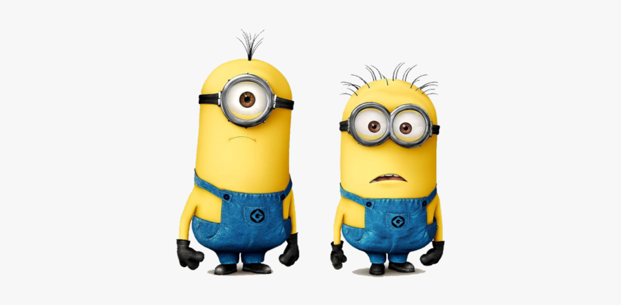 2 Minions, Transparent Clipart