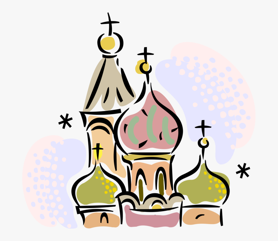 Transparent St Basil"s Cathedral Clipart - Illustration, Transparent Clipart