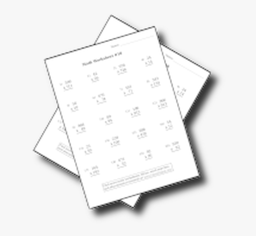 Math Worksheet Clip Art Free Transparent Clipart ClipartKey