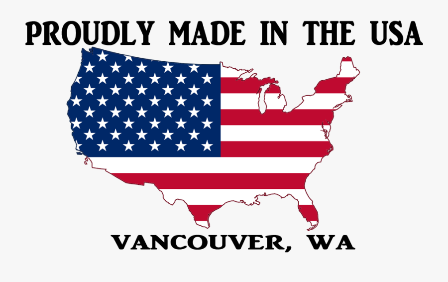 Transparent Usa Flag Map, Transparent Clipart