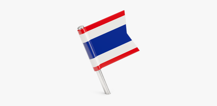 Thai Flag Png - Thailand Flag Pin Png, Transparent Clipart