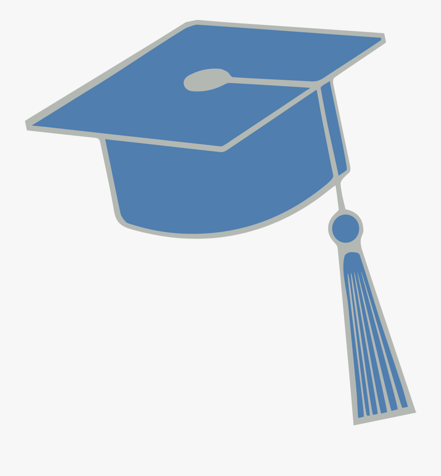 Blue Graduation Hat Png - Student, Transparent Clipart
