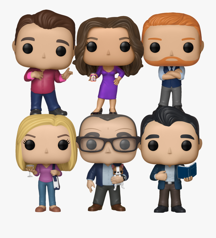 Modern Family Pop Figures, Transparent Clipart