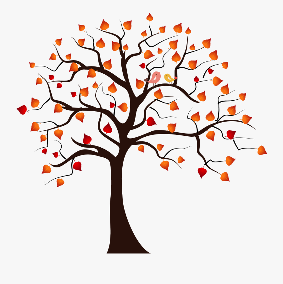 Transparent Fall Tree Clip Art, Transparent Clipart