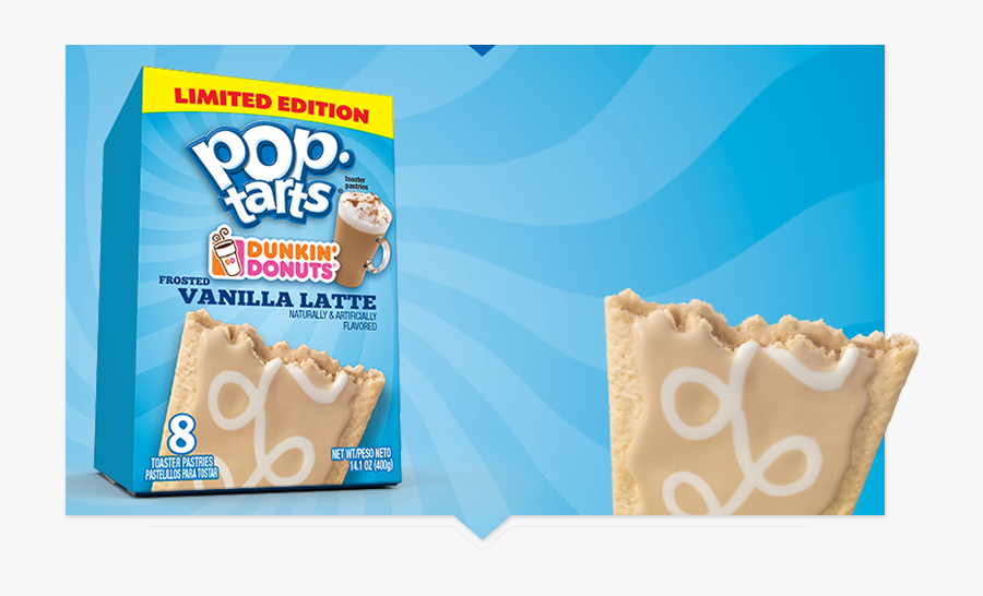 Transparent Pop Tart Png - Pop Tarts Vanilla Latte, Transparent Clipart