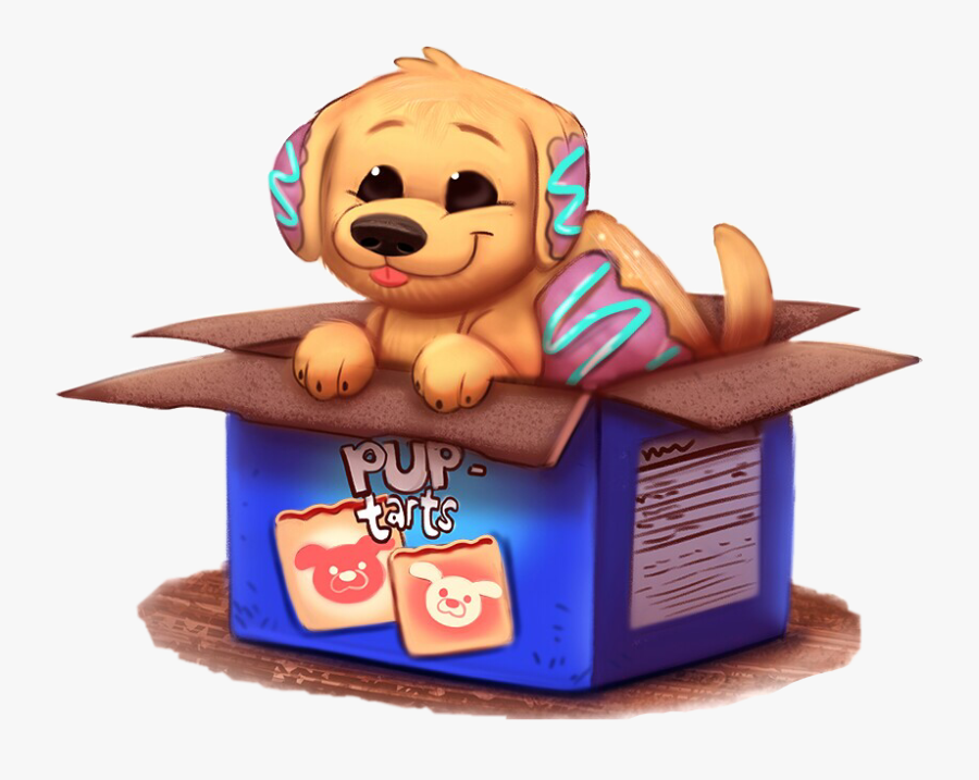 💖not My Art💖 Pup-tart - Cute Food Animals Drawings, Transparent Clipart