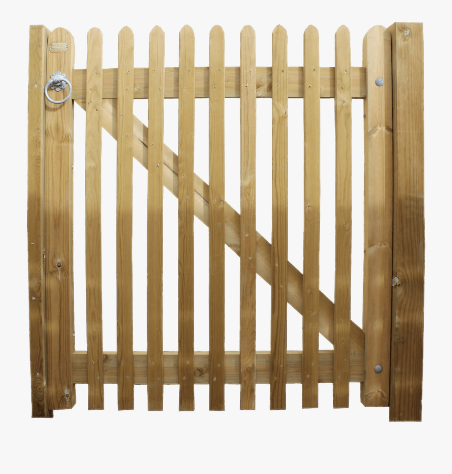 Traditional Wooden Garden Gate - Garden Gate Transparent Background, Transparent Clipart