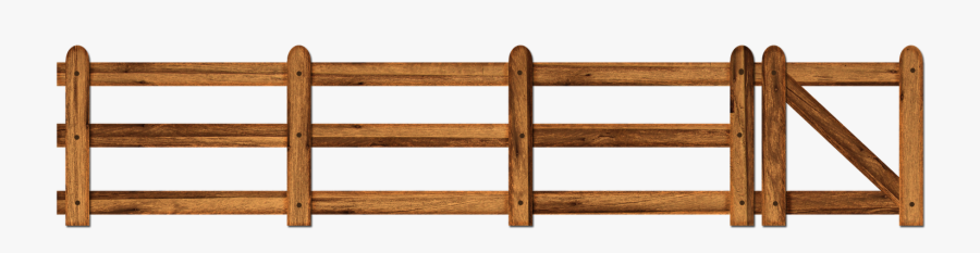 Vintage Clip Art - Split Rail Fence Png, Transparent Clipart