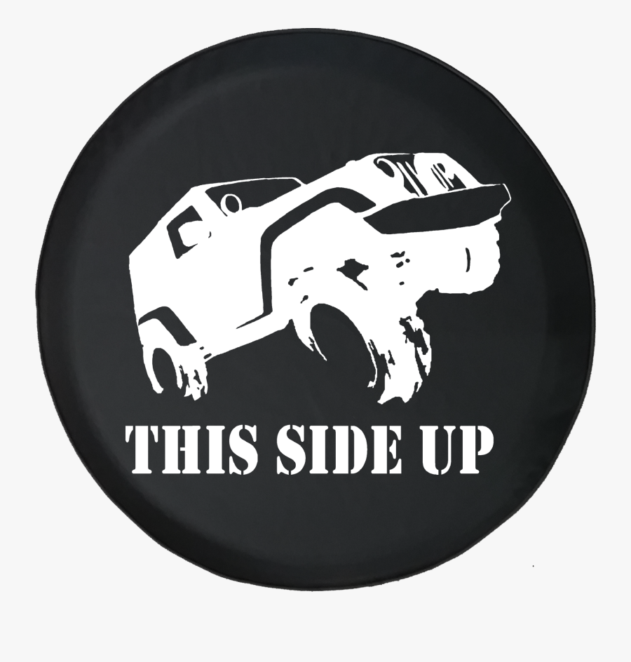This Side Up Wrangler Off Road - Jeep Tire Cover Wander, Transparent Clipart