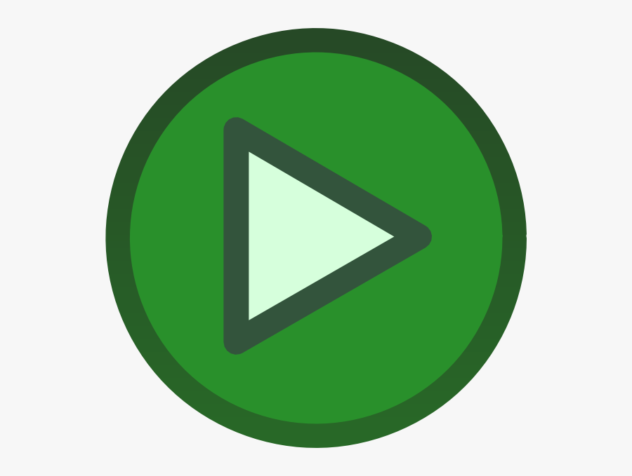 Green Play Button Icon Clipart , Png Download - Green Play Button Icon, Transparent Clipart
