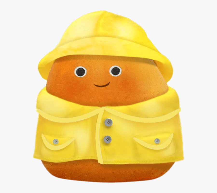 Potatoe In Raincoat - Ruby Small Potatoes Nate, Transparent Clipart