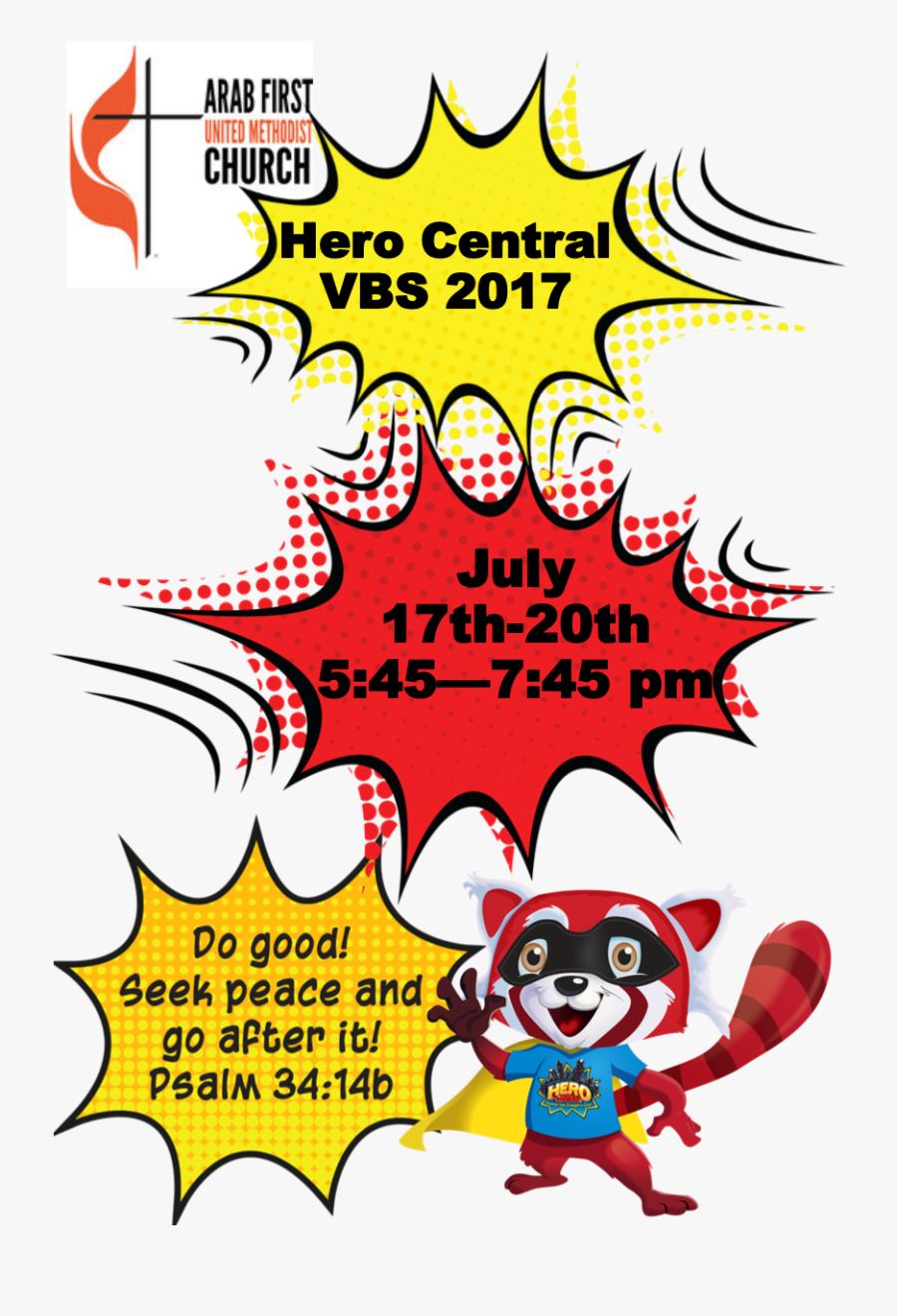 Hero Central Vbs 2017 Posters, Transparent Clipart