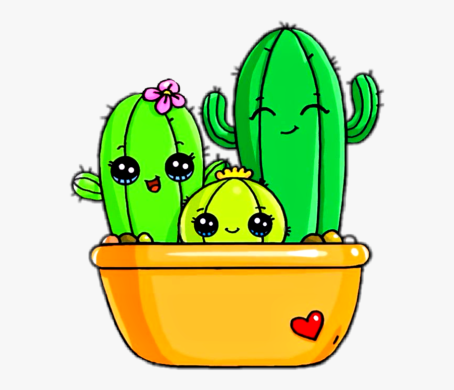 Draw So Cute Cactus, Transparent Clipart