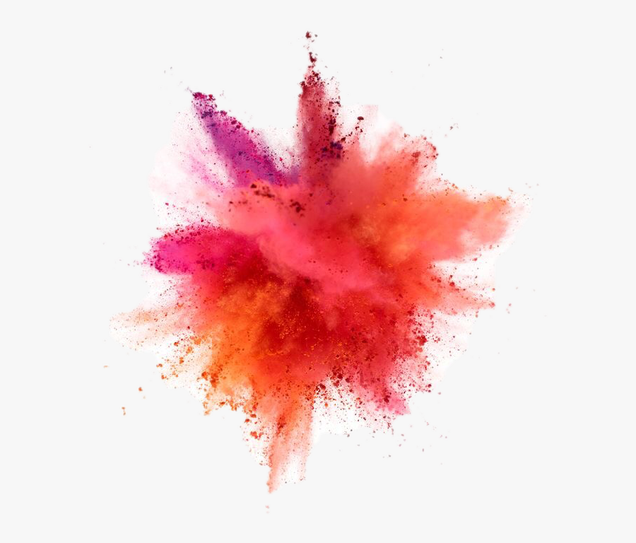 Clip Art Color Explosions - Paint Powder Explosion Transparent , Free