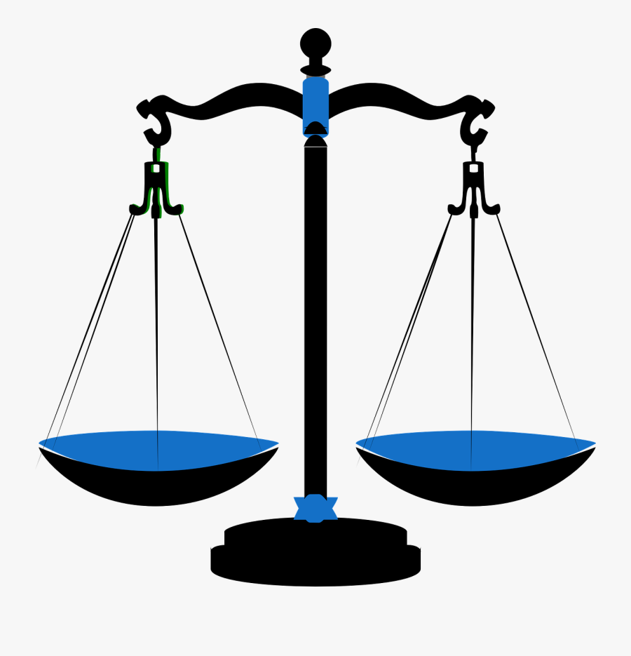 Scales Balance Measure Free Picture - Scales Of Justice, Transparent Clipart