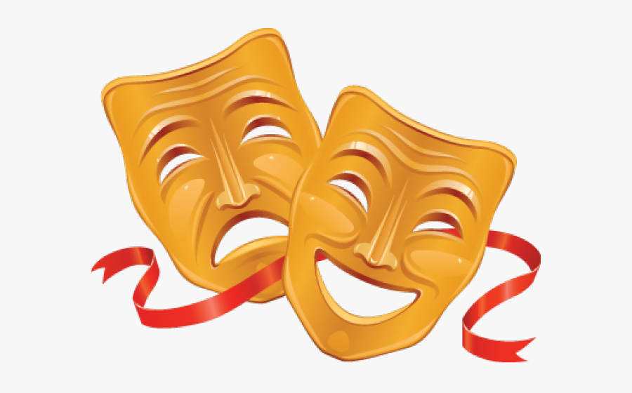Theatre Mask - Clip Art Theatre Masks, Transparent Clipart