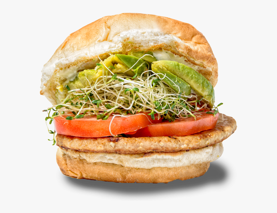 Splash Veg Burger Png, Transparent Clipart