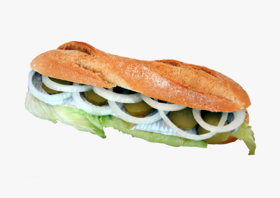 Clip Art Herring Sandwich - Fast Food, Transparent Clipart