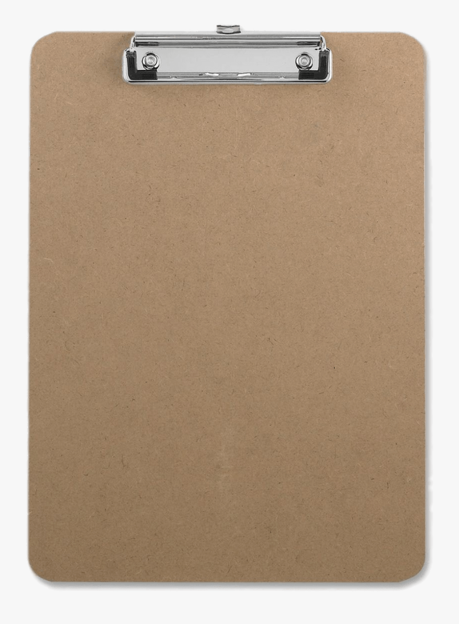 Brown Clipboard - Flat Clip Clipboard, Transparent Clipart