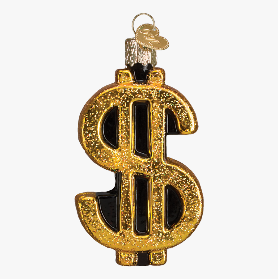 Transparent Gold Dollar Sign Png - Png Dollar Sign Pendant Transparent, Transparent Clipart