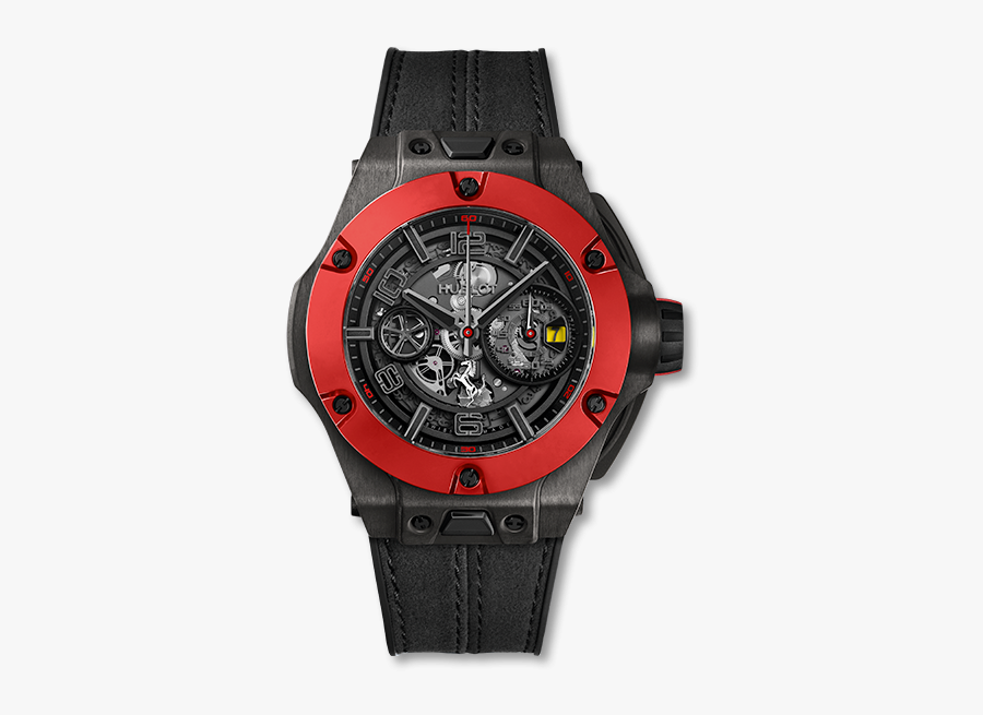 Hublot Big Bang Ferrari Carbon Red Ceramic, Transparent Clipart