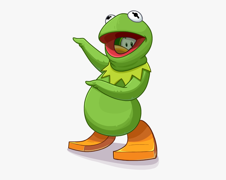 Club Penguin Kermit Costume, Transparent Clipart