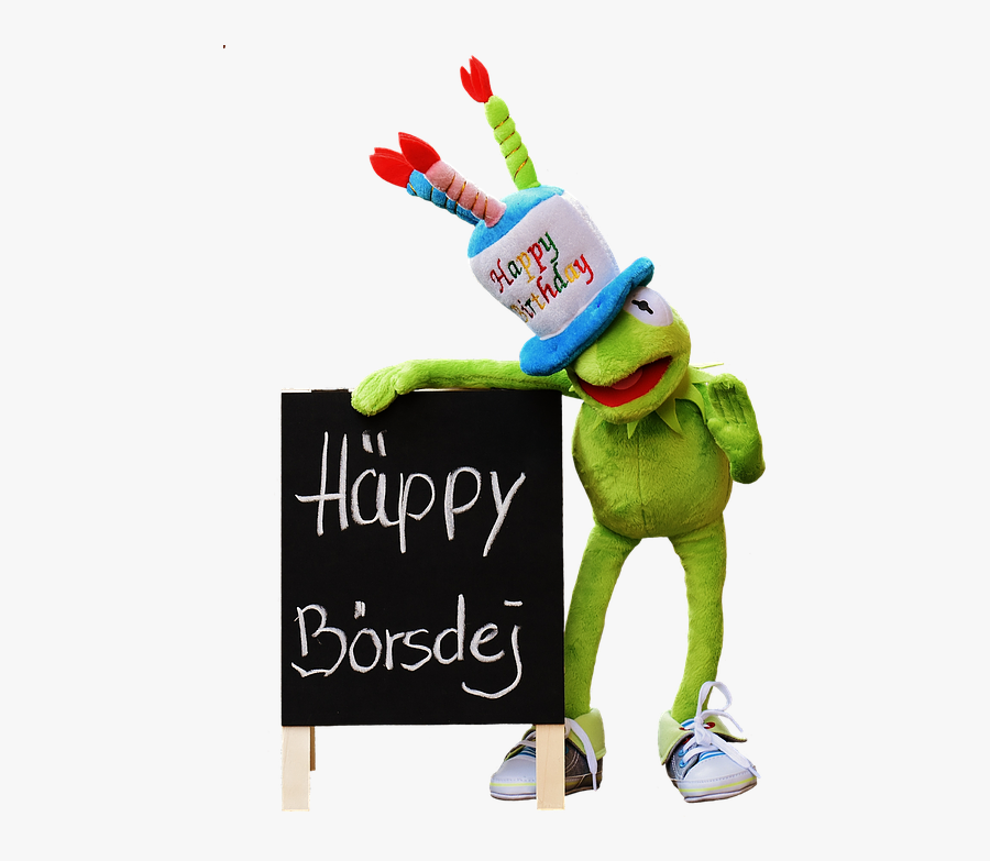 Birthday, Congratulations, Kermit, Frog, Greeting Card - Grattis På Födelsedagen Roliga Bilder, Transparent Clipart
