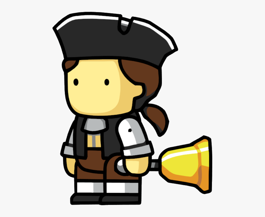 Scribblenauts Town Crier With Bell - Town Scribblenauts, Transparent Clipart