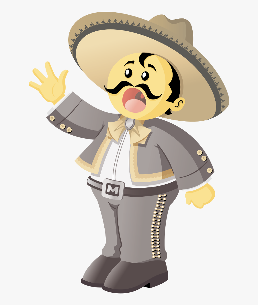 Mariachi - Charros Mexicano Animado, Transparent Clipart