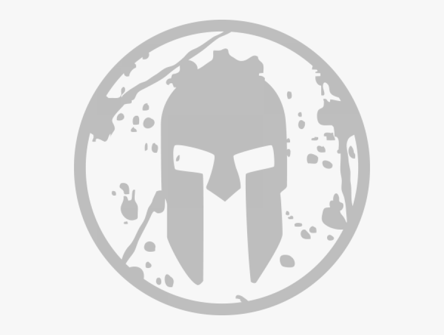 Helm Pos Silver - High Resolution Spartan Race Logo, Transparent Clipart