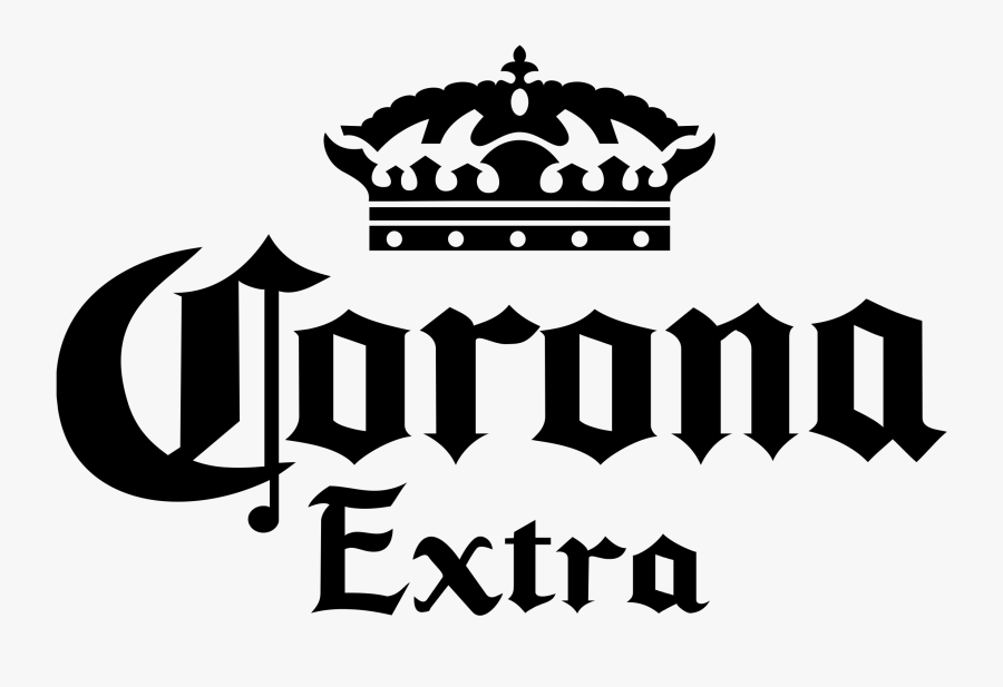 Transparent Keep Calm Crown Clipart Black And White - Logo Corona Cerveza Vector, Transparent Clipart