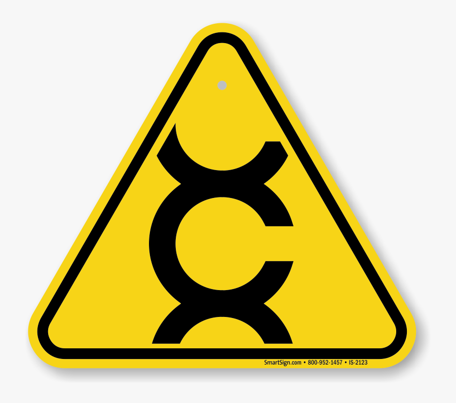 Carcinogen Symbol, Iso Warning Sign - Painting In Progress Signs, Transparent Clipart