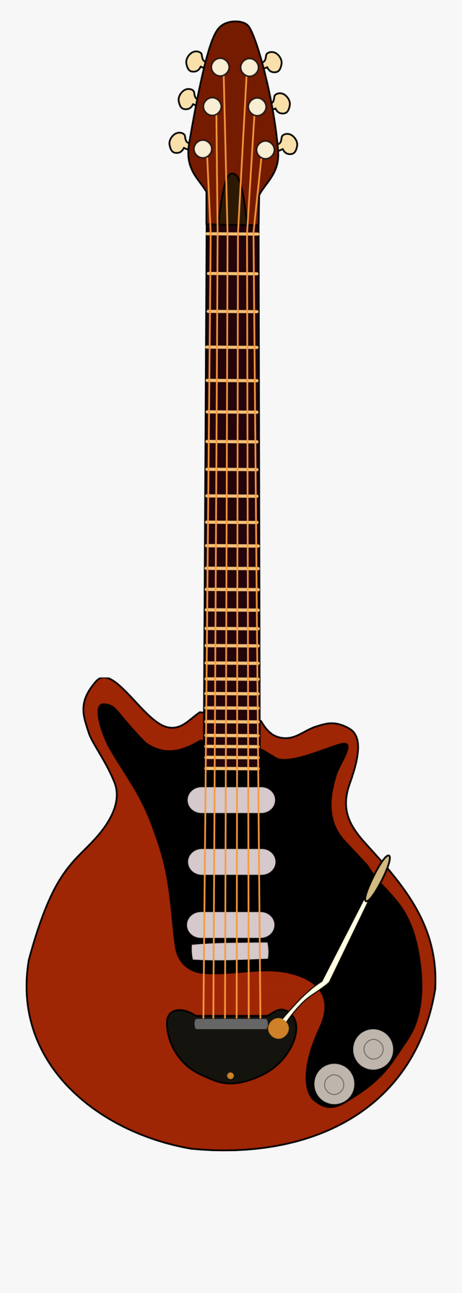 Red Special Clipart By Piemaster - Brian May Red Special, Transparent Clipart