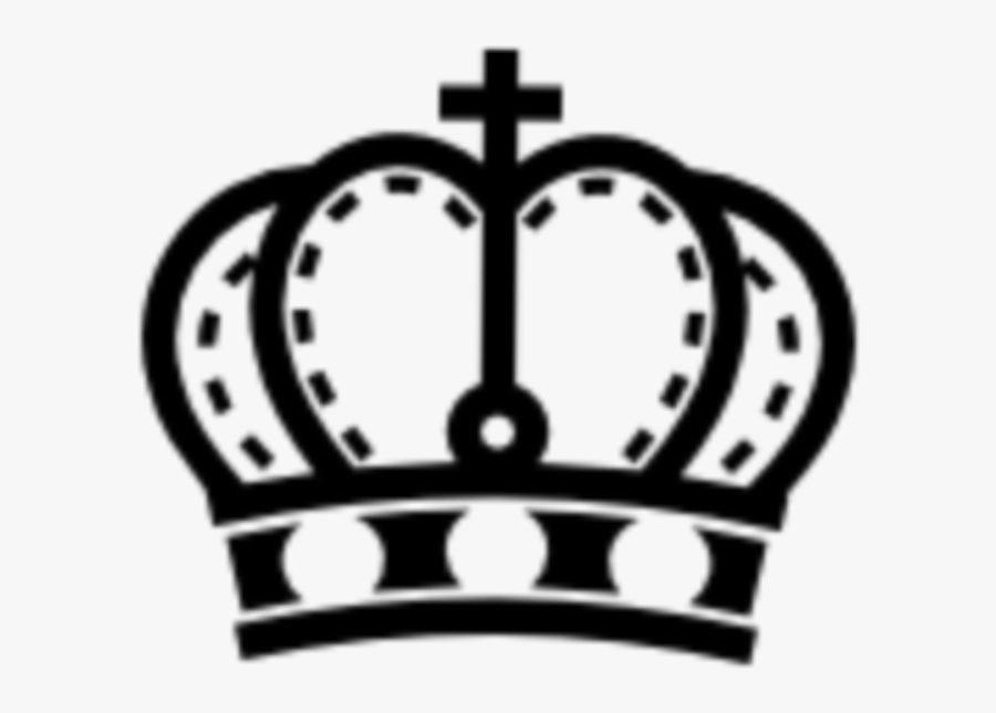 Crown With Cross Vector, Transparent Clipart