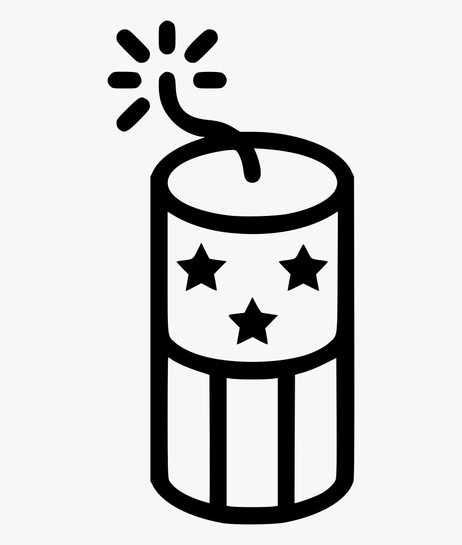 Firecracker - Clip Art, Transparent Clipart