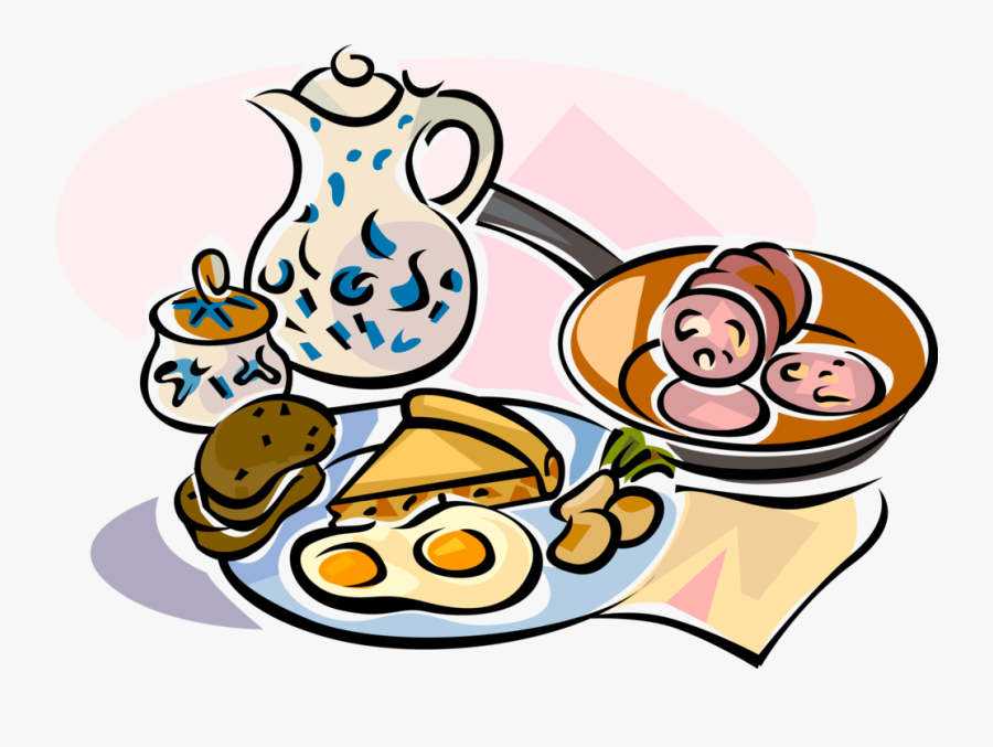 Clip Art Breakfast Vector - Clipart Brunch, Transparent Clipart