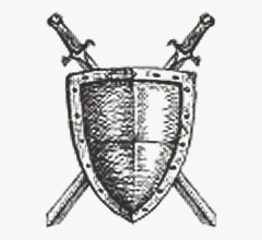 Old Shield Drawing, Transparent Clipart