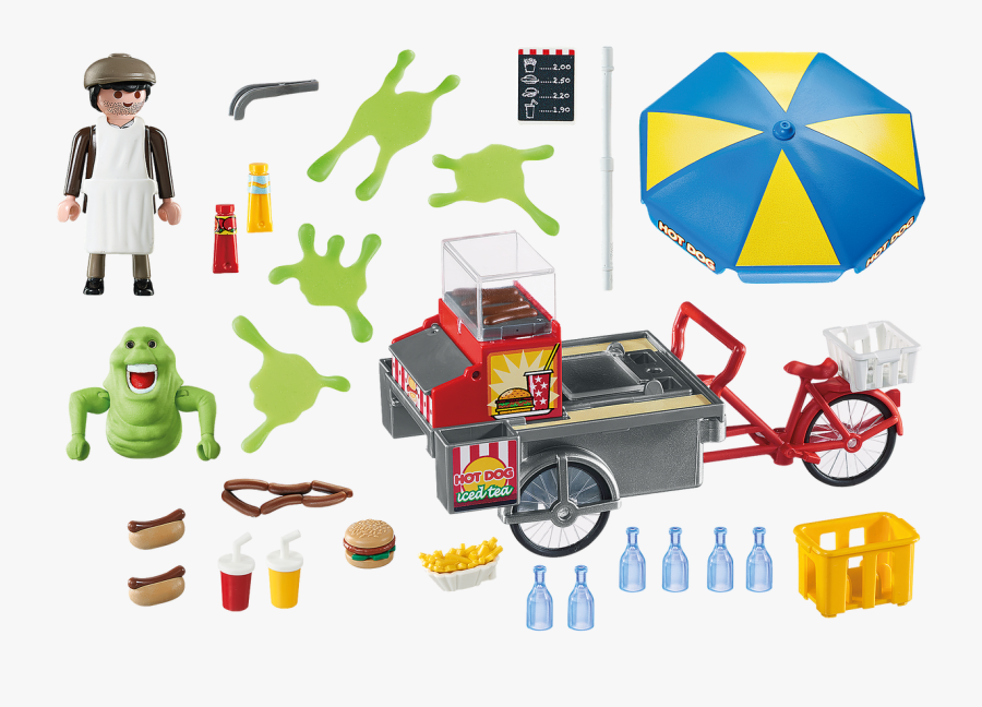 Playmobil Ghostbusters Hot Dog Stand, Transparent Clipart