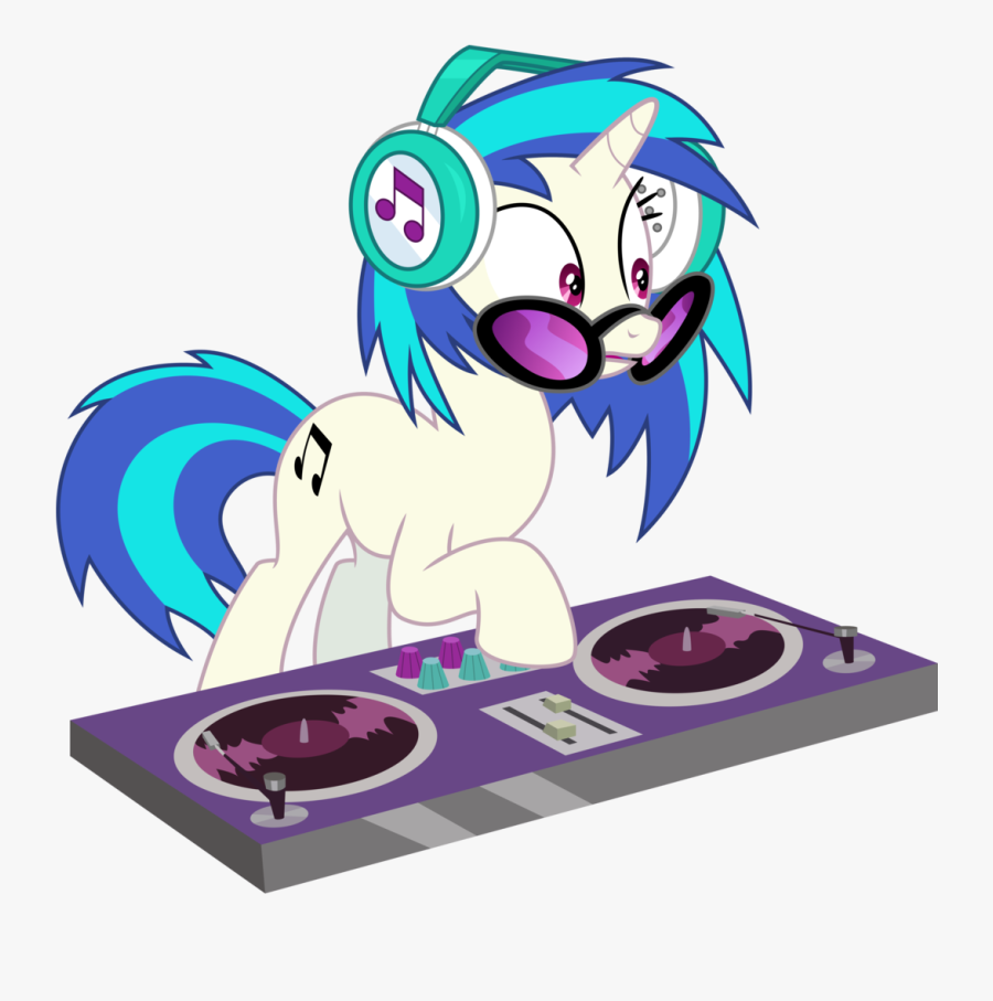 Mlp Dj Pon3 Vector, Transparent Clipart