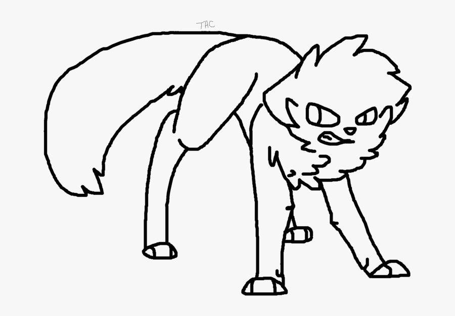 Transparent Warrior Cat Outline - DonLedesma.blogspot.com